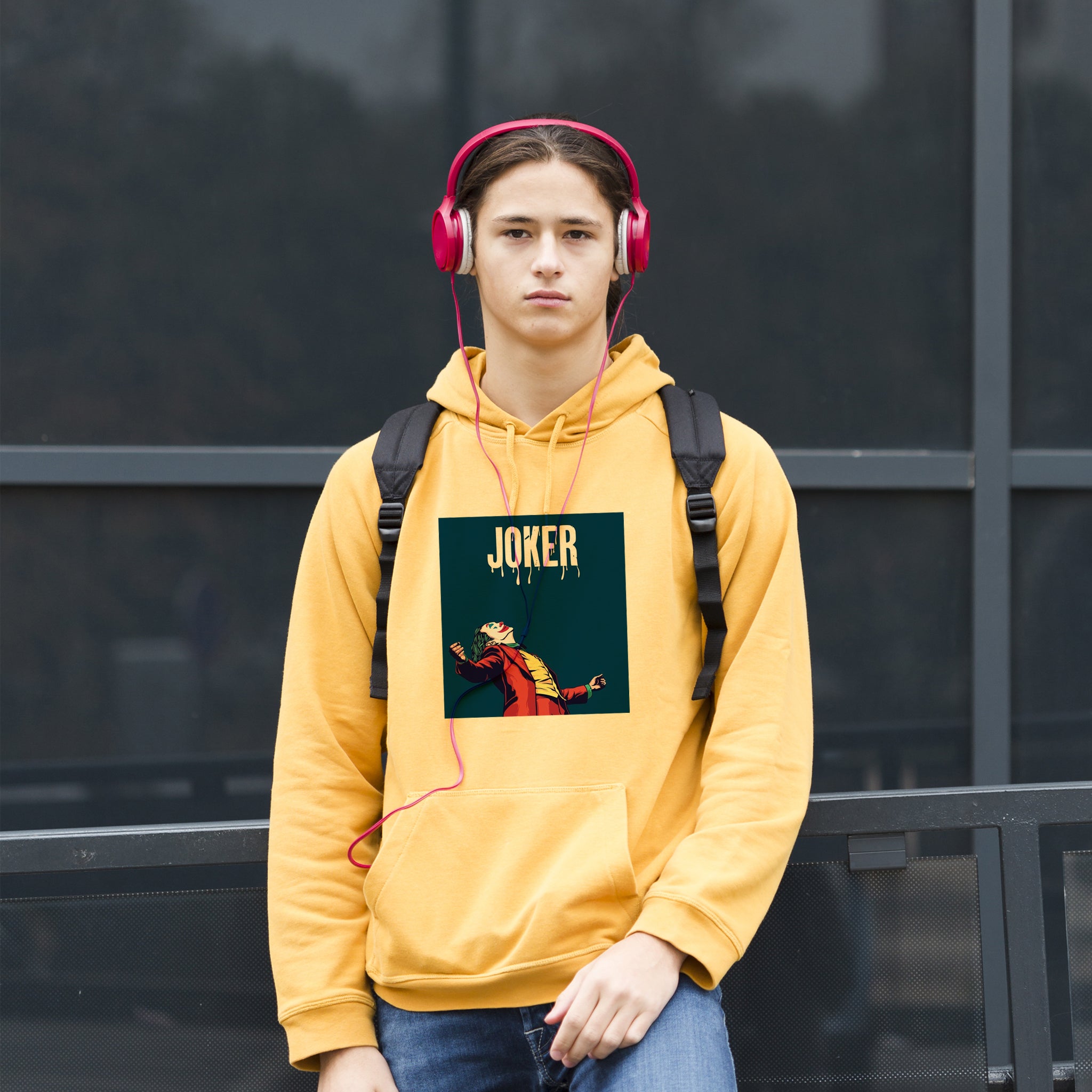 Joker Graphic Hoodie For Men